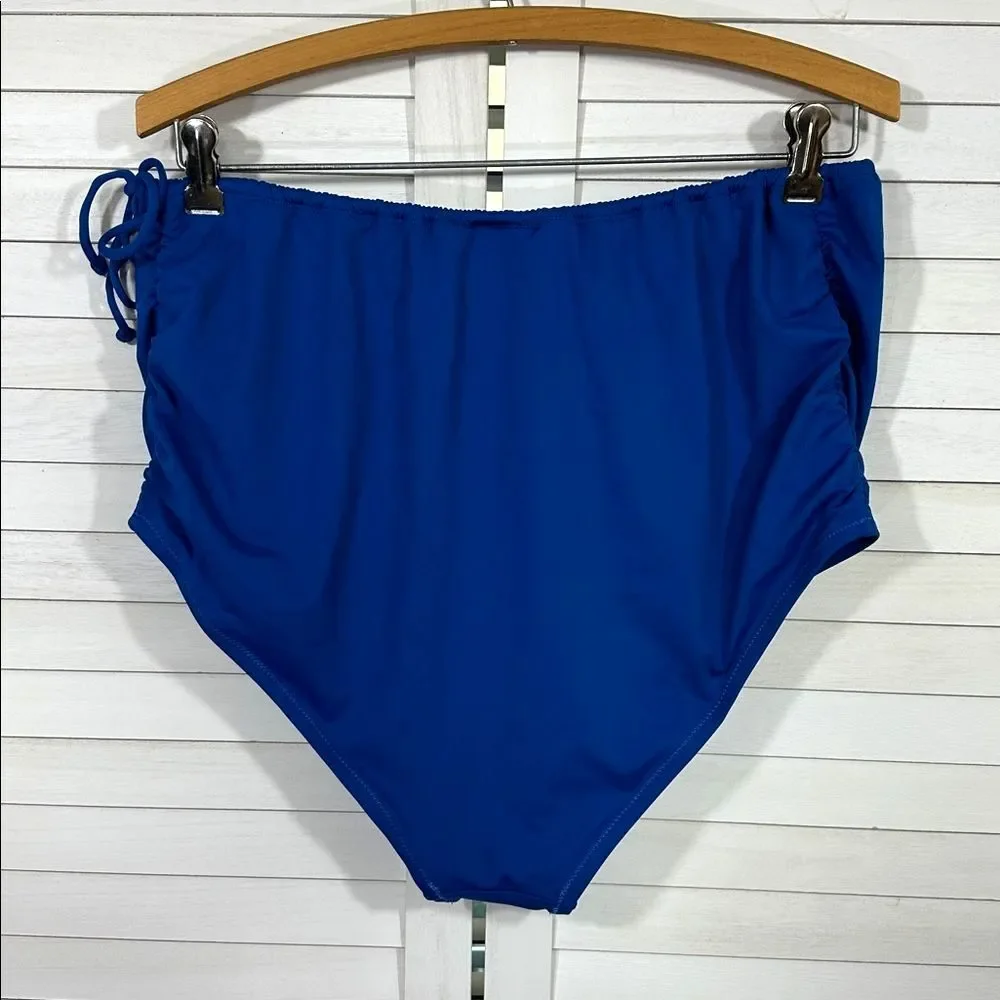 Beach House Blue Striped Tankini Size 16 NWT